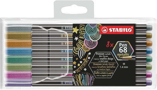 Fiber-Tip Pen STABILO Pen 68 metallic